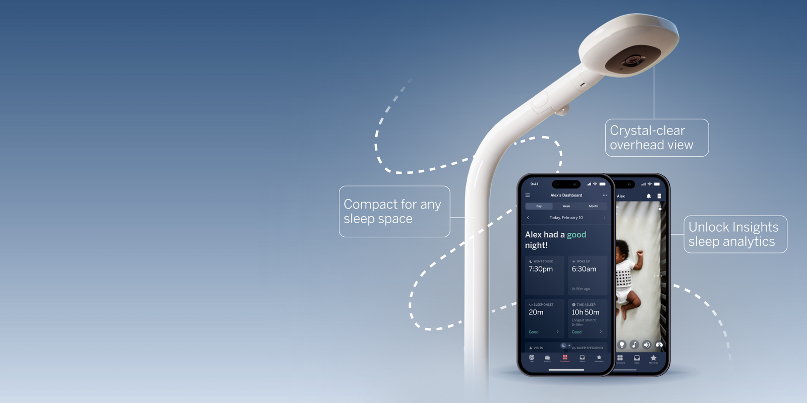 Nanit Canada - Nanit Pro Smart Baby Monitor Tracks Sleep & Breathing