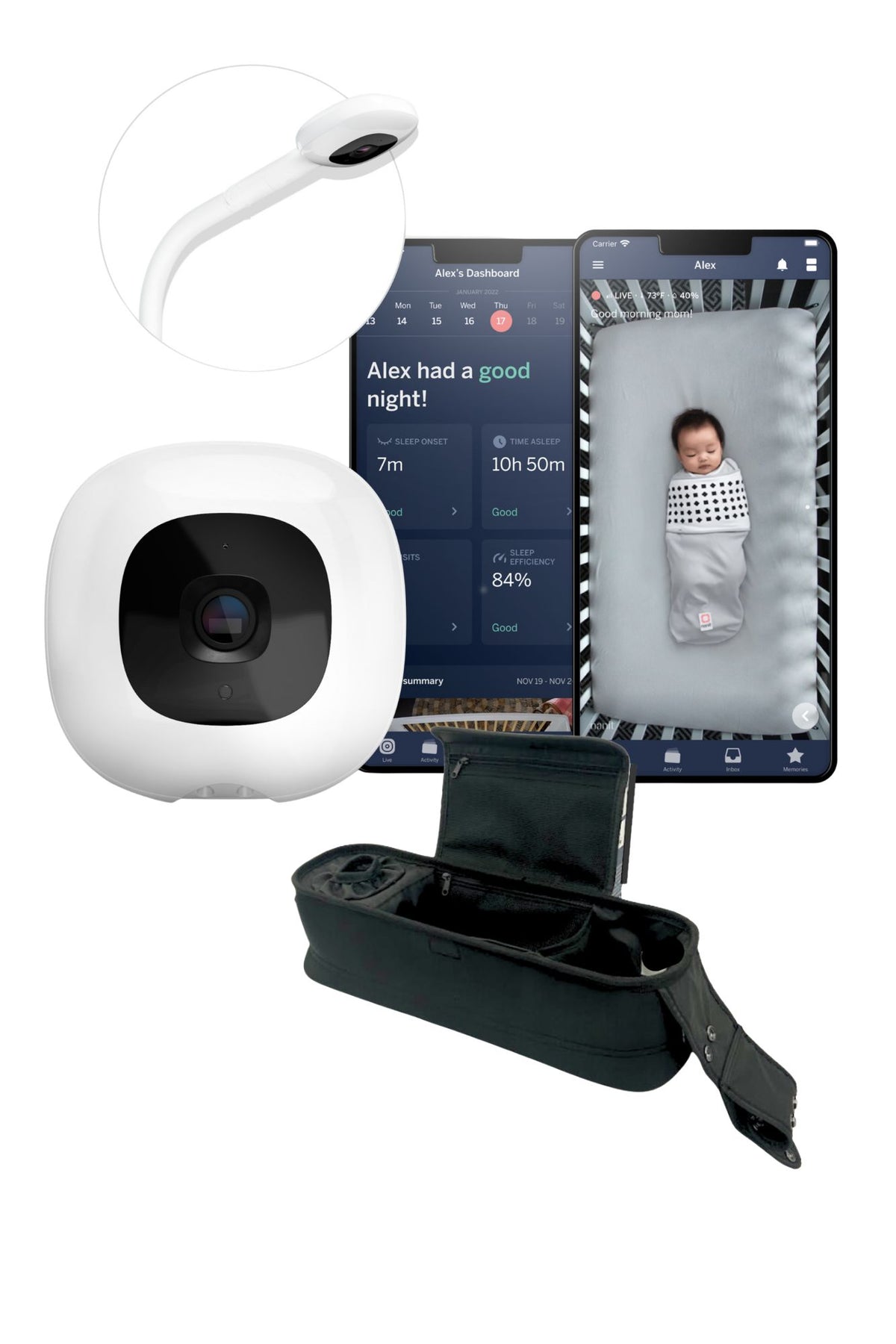 Caméra Nanit Pro avec support de sol + Machine Sound +Light Gratuite