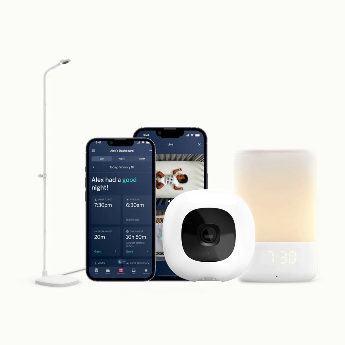 Caméra Nanit Pro avec support de sol + Machine Sound +Light Gratuite